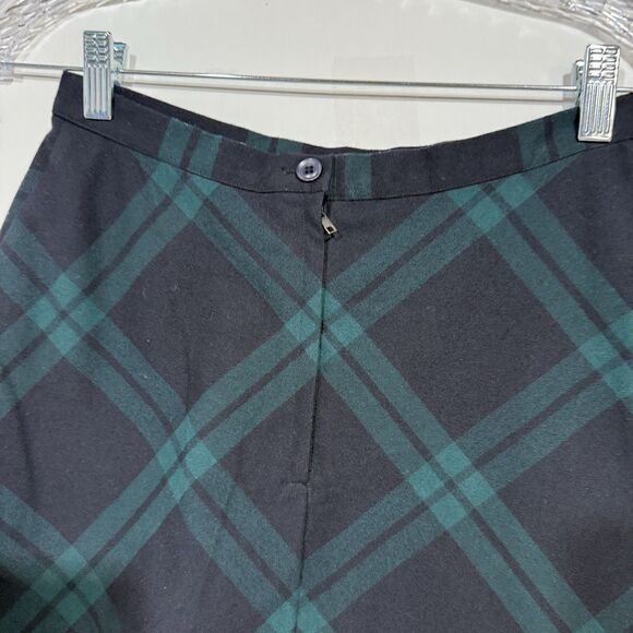 Silence + Noise UO Cher  Green Plaid Mini Skirt~Size 6/ Small - Picture 7 of 16